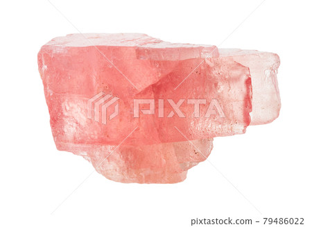 unpolished crystal of rhodochrosite gem cutout unpolished crystal of rhodochrosite gem cutout 79486022