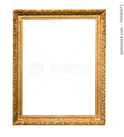 vertical carved wooden picture frame cutout vertical carved wooden picture frame cutout 79486071