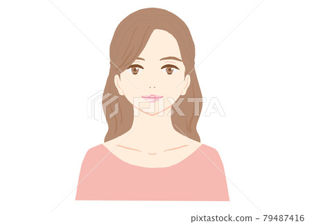 一名年輕興高采烈的婦女的例證 一名年輕興高采烈的婦女的例證 79487416
