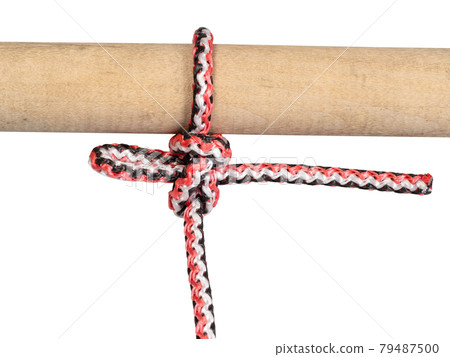 another side of highpoint hitch knot tied on rope another side of highpoint hitch knot tied on rope 79487500