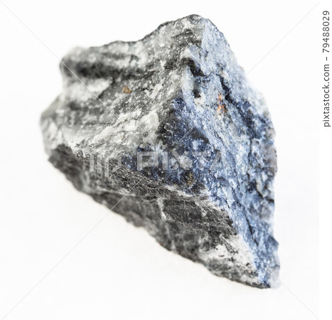 raw stibnite (antimonite) stone on white raw stibnite (antimonite) stone on white 79488029