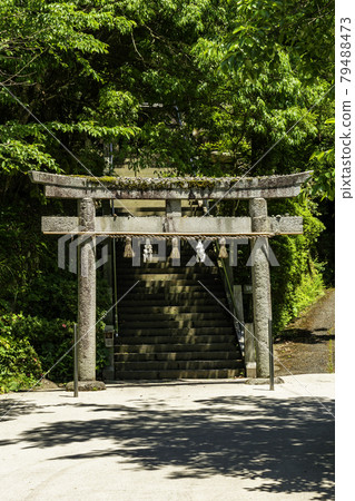 玉造溫泉 玉造湯神社 島根縣松江市鳥居 玉造溫泉 玉造湯神社 島根縣松江市鳥居 79488473