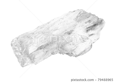 unpolished petalite (castorite) rock cutout 79488965