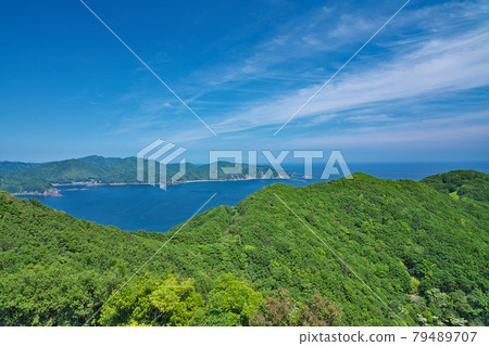 【三重島展望台的風景】三重縣渡來郡南瀨町三重志摩天地 【三重島展望台的風景】三重縣渡來郡南瀨町三重志摩天地 79489707