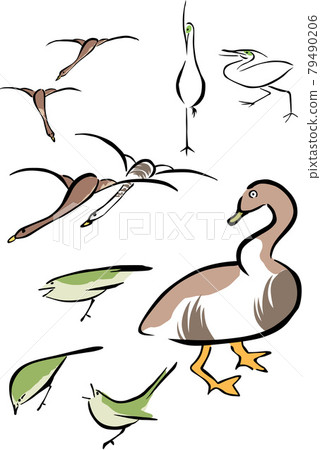 浮世繪鳥第 24 部分 79490206