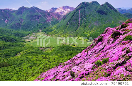Kuju山脈的Miyama Kirishima 79490761
