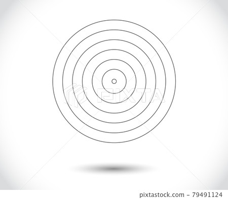 Concentric circle elements. Element for graphic web design, Template for print, textile, wrapping, decoration, vector illustration Concentric circle elements. Element for graphic web design, Template for print, textile, wrapping, decoration, vector illustration 79491124