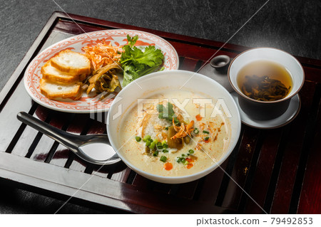 Chinese medicinal food Taiwanese porridge 79492853