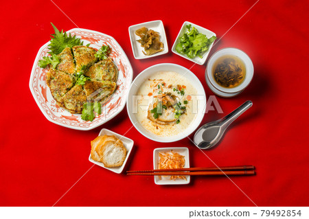 Chinese medicinal food Taiwanese porridge Chinese medicinal food Taiwanese porridge 79492854