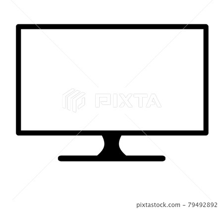 TV frame silhouette 79492892