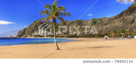 Best beaches of Canary islands - beautiful Las Teresitas in Tenerife Best beaches of Canary islands - beautiful Las Teresitas in Tenerife 79493114