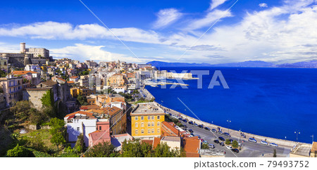 Gaeta coastal town. Landmarks and travel in Italy, Lazio region 79493752
