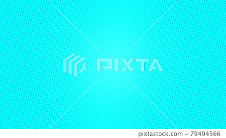 Pop Art background. Retro dotted background. Vector illustration. Halftone blue pop art 79494566