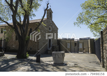 Rettoria and Oratorio of San Michele al Carnale church in Trieste. Rettoria and Oratorio of San Michele al Carnale church in Trieste. 79498158