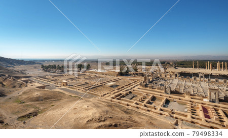 Persepolis, ancient ceremonial capital of the Achaemenid Empire. Since 1979 the site of Unesco World Heritage. 70 km northeast of city of Shiraz. Established probably by Cyrus the Great (Kurosh) Persepolis, ancient ceremonial capital of the Achaemenid Empire. Since 1979 the site of Unesco World Heritage. 70 km northeast of city of Shiraz. Established probably by Cyrus the Great (Kurosh) 79498334