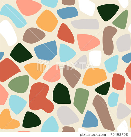 Contemporary Shapes Seamless Pattern 79498798