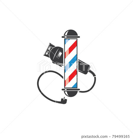 barber shop icon logo vector icon 79499165