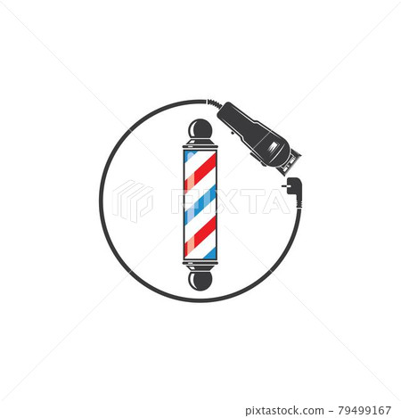 barber shop icon logo vector icon 79499167