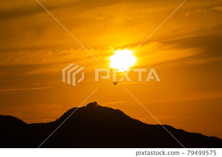 Dusk of the countryside Dusk of the countryside 79499575