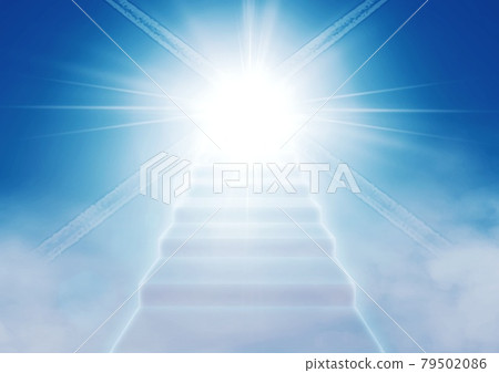 通往天堂的抽象樓梯 79502086