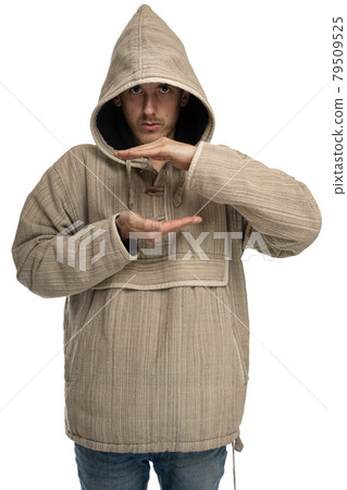 Young white man on white Young white man on white 79509525