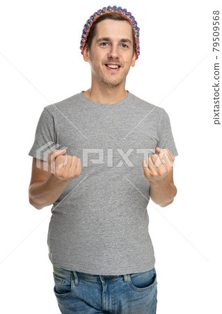Young white man on white Young white man on white 79509568