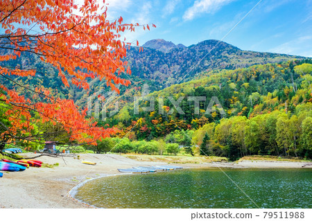 秋色中的菅沼湖和日光白根山 秋色中的菅沼湖和日光白根山 79511988