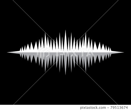 Sound wave vector icon illustration design - Stock Illustration ...