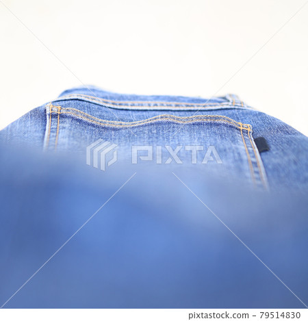 Dark blue jeans close up, Close up shot of denim jeans Dark blue jeans close up, Close up shot of denim jeans 79514830