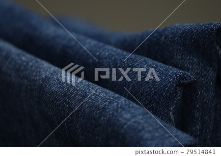 Dark blue jeans close up, Close up shot of denim jeans 79514841