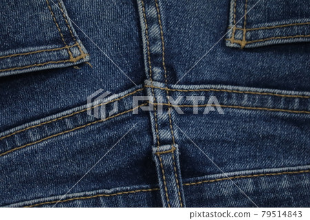 Dark blue jeans close up, Close up shot of denim jeans Dark blue jeans close up, Close up shot of denim jeans 79514843
