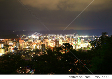 Night view from Mt. Shinobu (Fukushima City, Fukushima Prefecture) 79515448