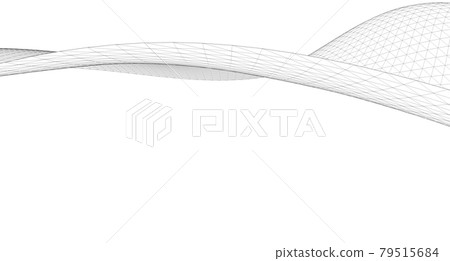 Geometric background, Abstract sketch, Architectural ,Construction ,Wireframe 79515684