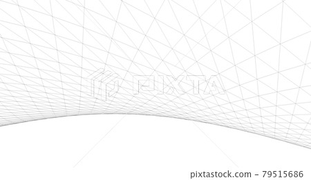 Geometric background, Abstract sketch, Architectural ,Construction ,Wireframe 79515686