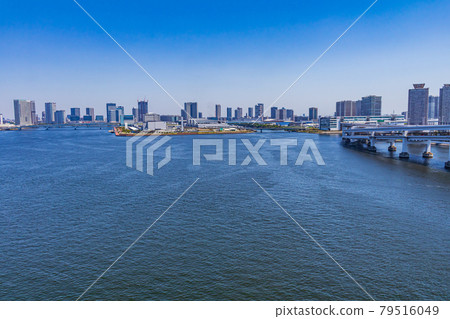 【東京街景】從彩虹橋眺望東京都 【東京街景】從彩虹橋眺望東京都 79516049