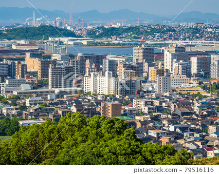View of Yahatahigashi and Edamitsu from the foot of Mt. Sarakura 79516116