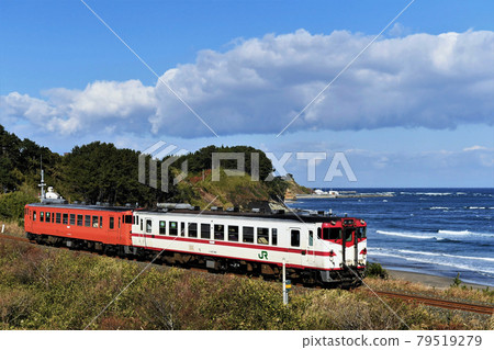 Kiha 40 series Hachinohe Line ② - Stock Photo [79519279] - PIXTA