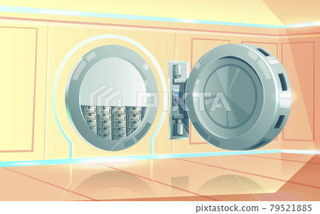 Bank vault, round metal open door combination lock 79521885
