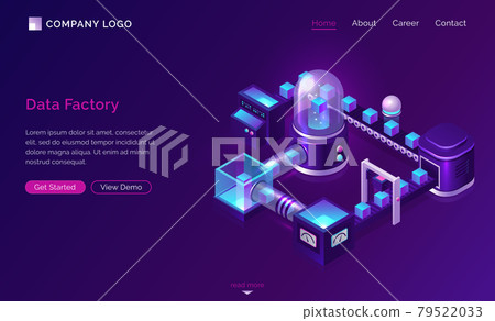Data processing factory, isometric technology 79522033