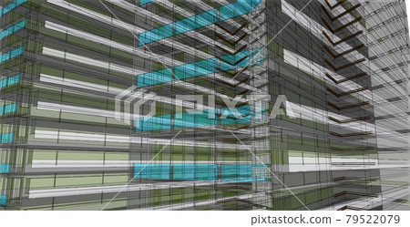 Abstract sketch, Architectural ,Construction ,Wireframe Abstract sketch, Architectural ,Construction ,Wireframe 79522079