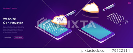 Mobile document manager business concept Mobile document manager business concept 79522114