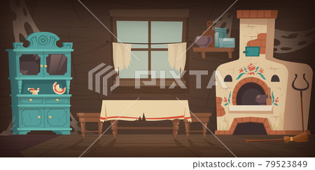 Abandoned old russian, ukrainian rural house Abandoned old russian, ukrainian rural house 79523849