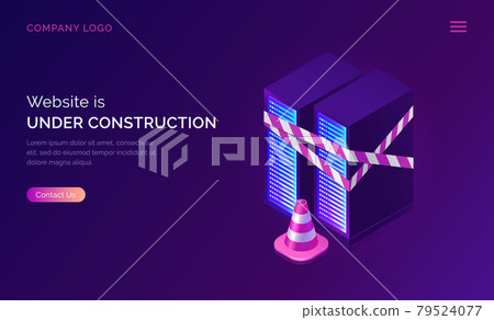 Website under construction, maintenance work error Website under construction, maintenance work error 79524077