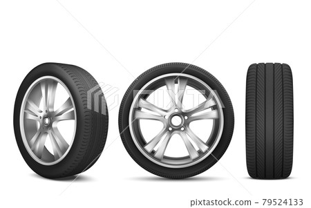 Sport car wheel with japanese steel disk 79524133