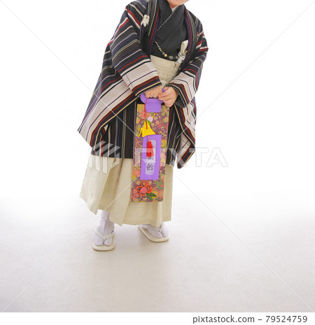 Shichigosan boy with Chitose candy 79524759