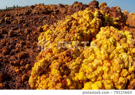 Dallol Desert Dallol Volcano Surface Up Dallol Desert Dallol Volcano Surface Up 79525669