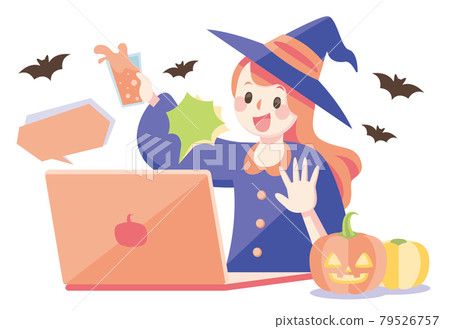 Remote Halloween Party (Witch) Remote Halloween Party (Witch) 79526757