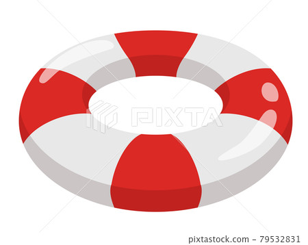 Floating ring summer tradition icon / illustration material 79532831