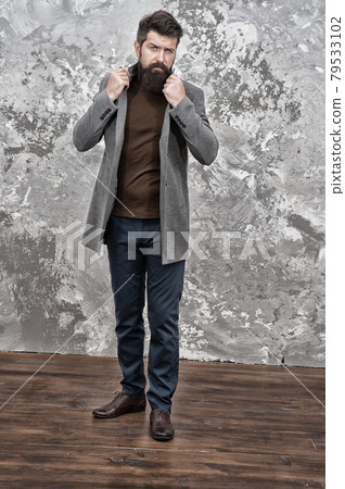 Male fashion. Mature man businessman. Casual style.  79533102