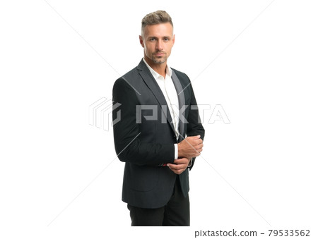 Handsome man wear fashion classic suit in business formal style with fashionable look, fashionist Handsome man wear fashion classic suit in business formal style with fashionable look, fashionist 79533562